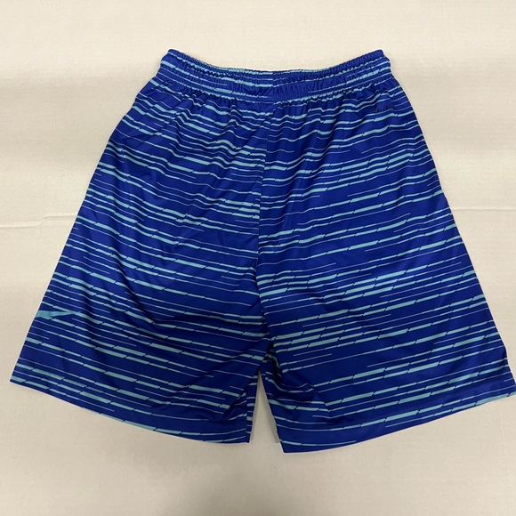 Nike - Pro Training Shorts - Blue - Dri-Fit - Stretch Pullover Elastic Waist - Picture 10 of 11